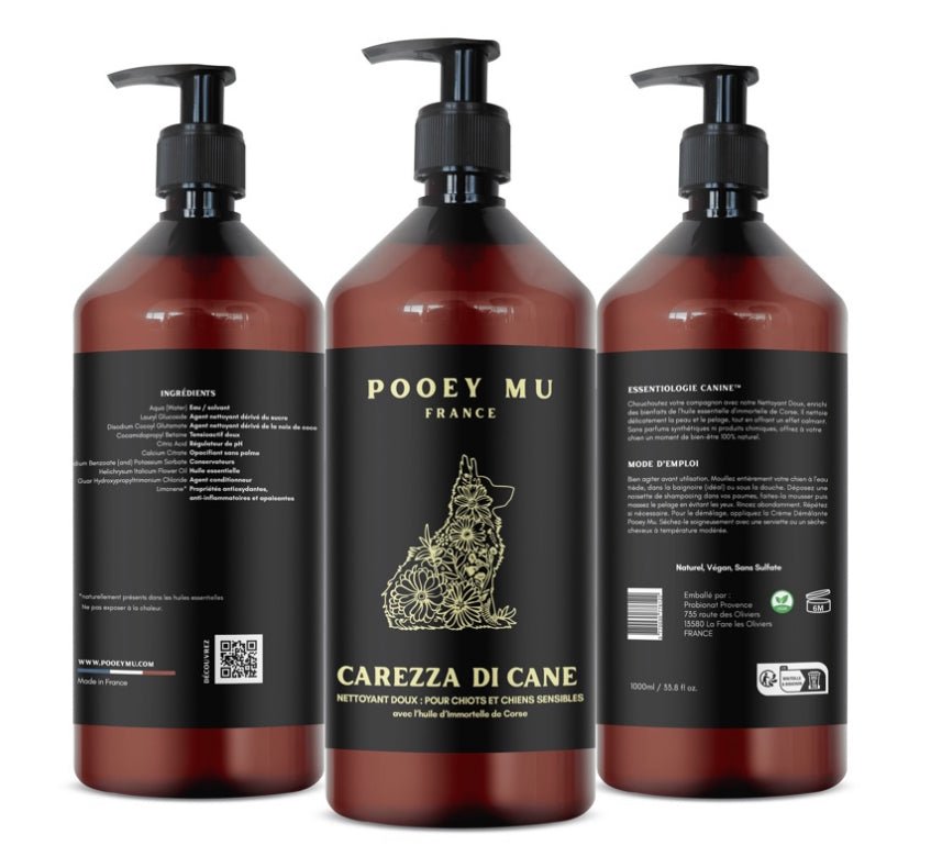 Carezza di Cane - Gentle cleanser: for puppies and sensitive dogs - Pooey Mu