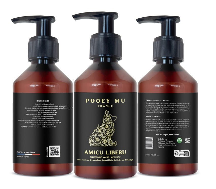 Amicu Liberu - Pearly Shampoo: Anti Flea & Tick - Pooey Mu