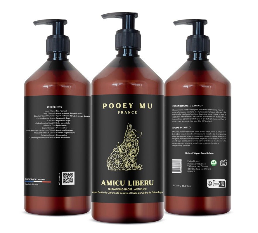 Amicu Liberu - Pearly Shampoo: Anti Flea & Tick - Pooey Mu