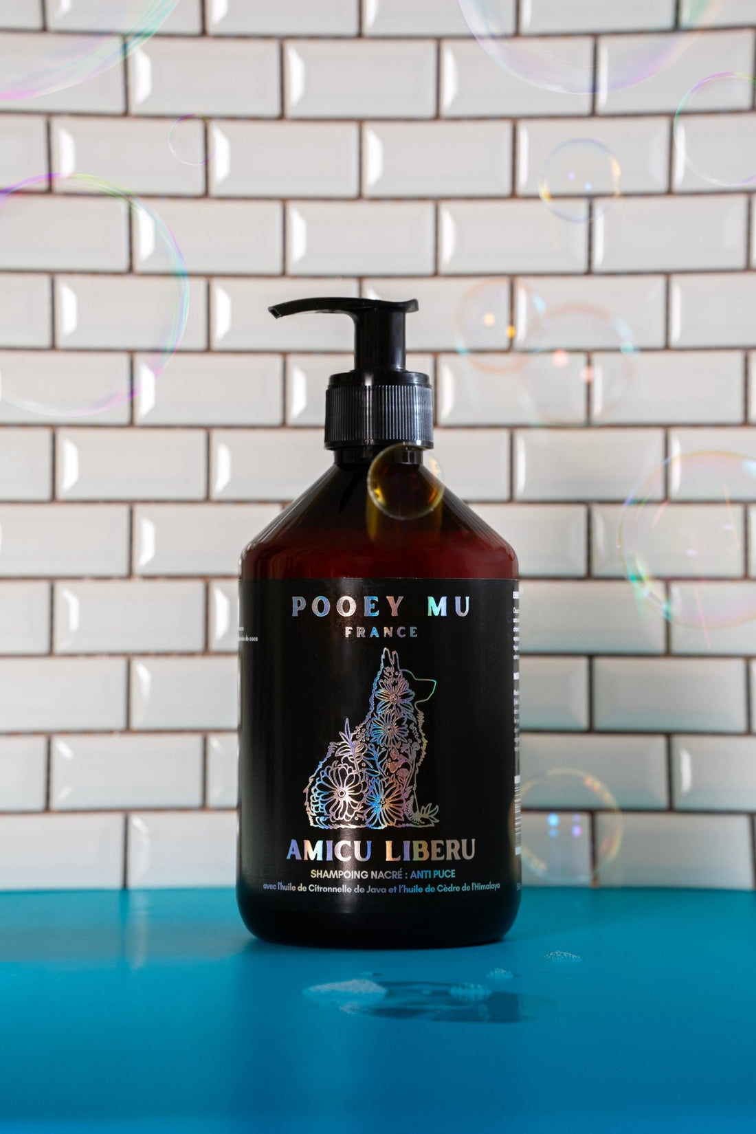 Amicu Liberu - Pearly Shampoo: Anti Flea + Tick | Natural Dog Shampoo - Pooey Mu