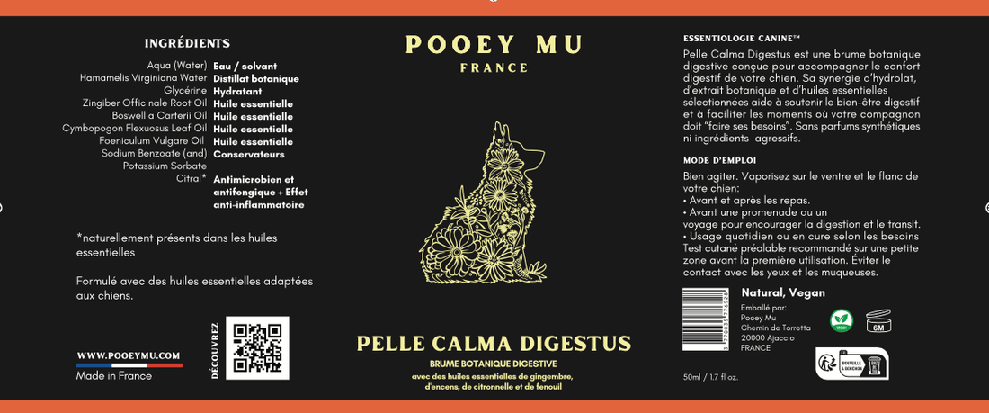 Pelle Calma Digestus : Brume Botanique Digestive - Pooey Mu